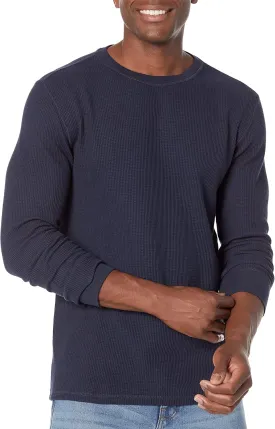 Amazon Essentials Men's Long Sleeve Slim-Fit Waffle Shirt Amazon Essentials Men's Long Sleeve Slim-Fit Waffle Shirt