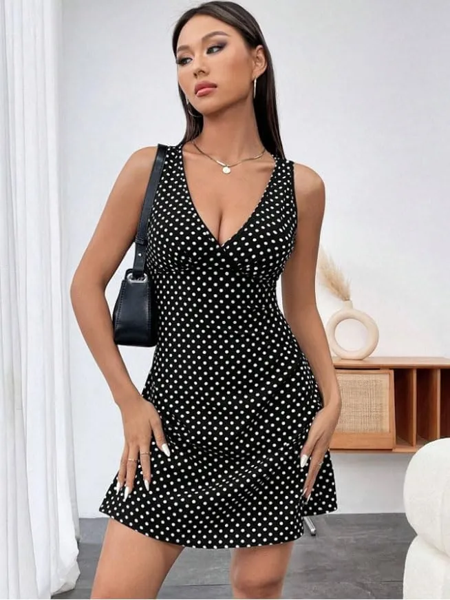 Dresses for Women White Lace Strappy Mini Dress, Sundress with Elastic Waist Sexy Summer Beach Dress for Vacation