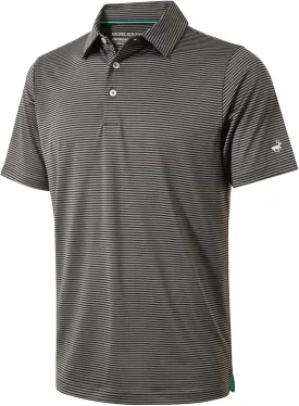 Golf Shirts for Boys Short Sleeve Moisture Wicking Dry Fit Performance Kids Youth Sport Striped Boys Polo Shirts
