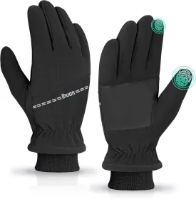 ihuan Winter Waterproof Snow Ski Gloves for Women Men,Cold Weather Warm Thermal Touchscreen