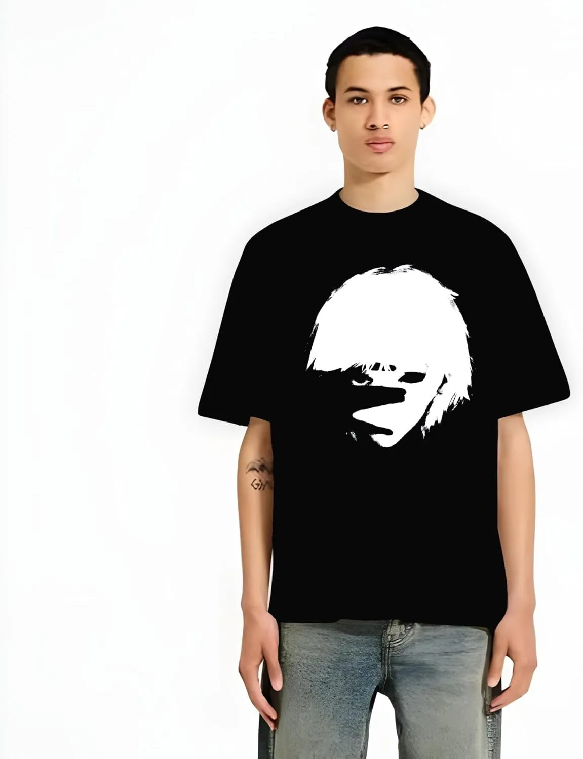 Japanese Spider Lily, Tokyo Ghoul Grunge Anime Flower Tee, Unisex Vintage Y2K Oversized Graphic T-Shirt, Retro Aesthetic