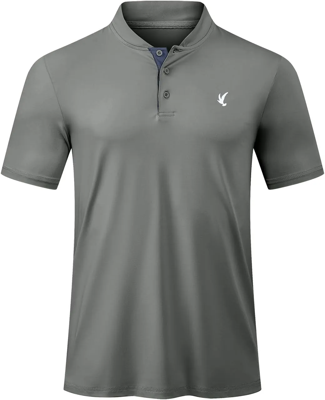 JMIERR Men's Polo Henley Shirt Moisture Wicking Quick Dry Summer Casual Short Sleeve Golf Polo T Shirts