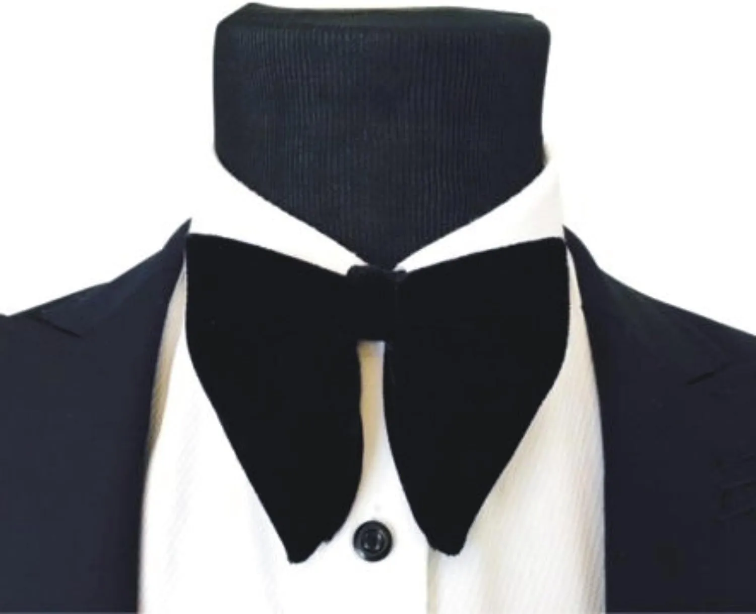 Justar Mens Pre-Tied Bow Tie Tuxedo Oversized Velvet Bowtie Cufflinks Hankie Combo Sets