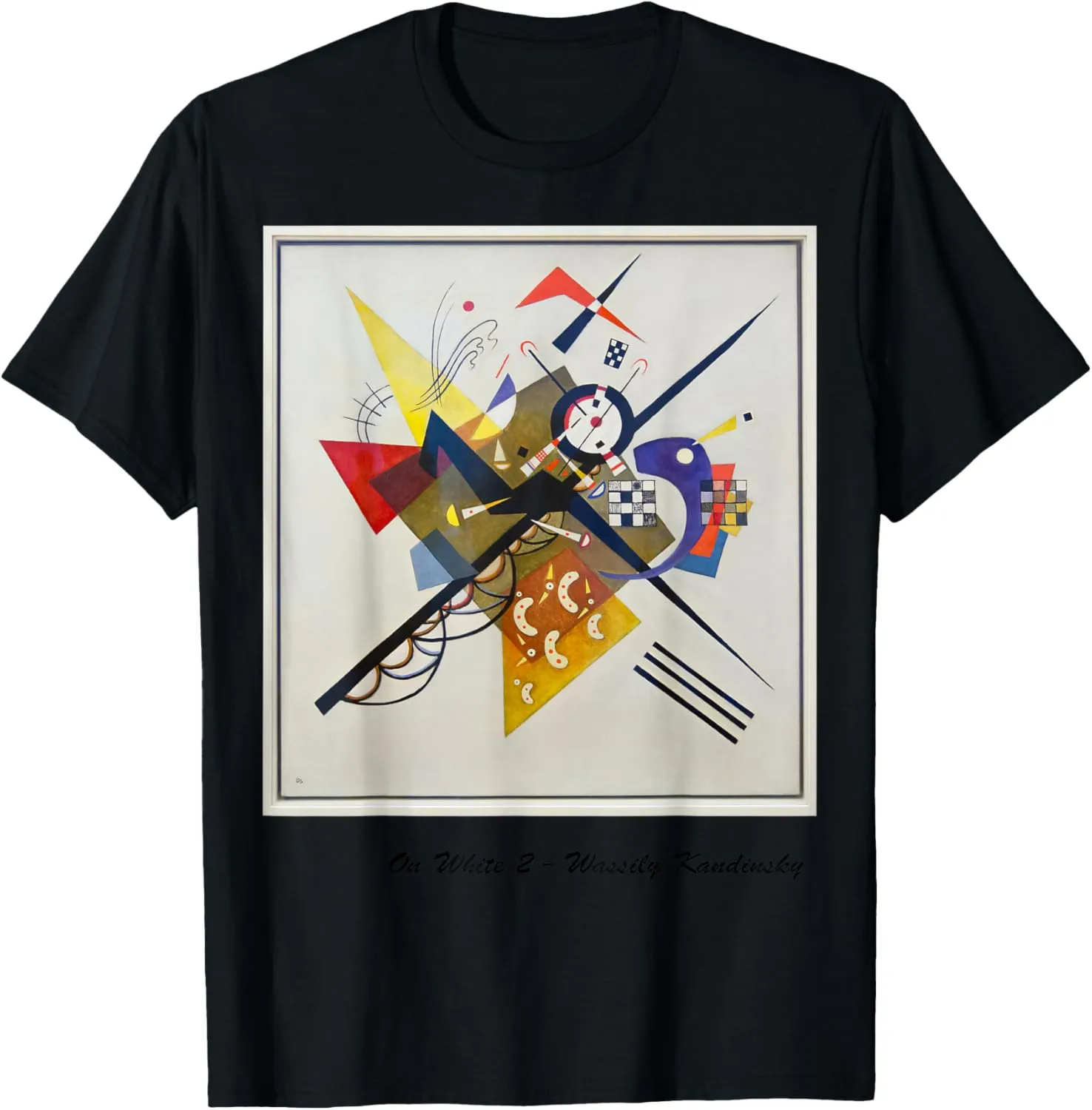 Kandinsky art -- On White T-Shirt