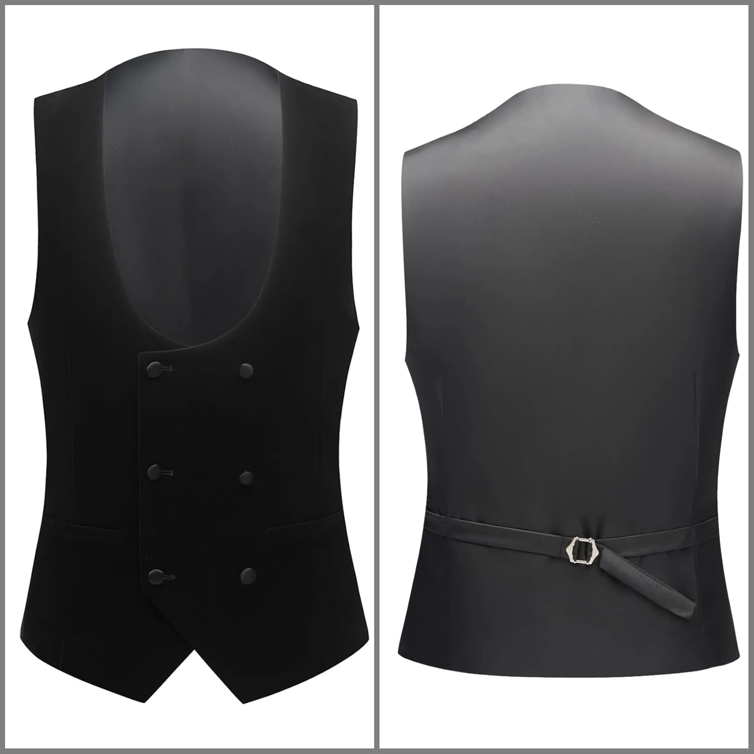 Men Suit 3 Pieces Slim Fit Solid Color Peaked Lapel Tuxedo Jacket Blazer for Party Prom Wedding