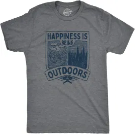 Mens Camping T Shirts Funny Camp Tees for Guys Cool Shirts for Outdoor Camping