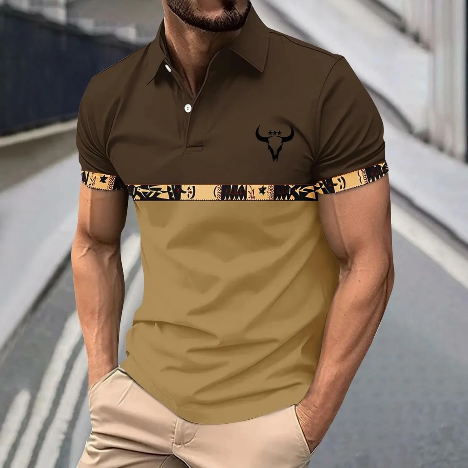 Men's Linen Short Sleeve Tees, Summer Cool Breathable Button Down Shirts Loose Casual Hawaiian Beach Vacation Clothes