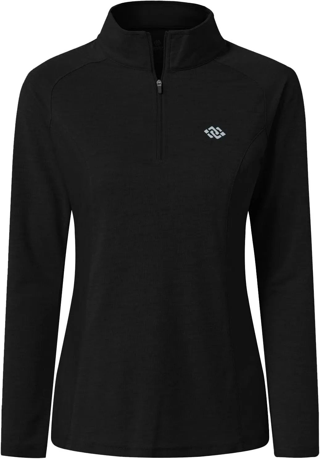 MoFiz Women's Long Sleeve Golf Polo Shirt 1/4 Zip UPF 50  Sun Protection Quick Dry Workout Hiking Athletic Shirts