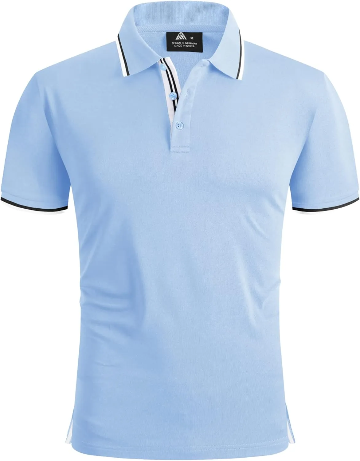 SECOOD Men's Polo Shirt Moisture Wicking Summer Short Sleeve Tennis Golf Shirts Casual Stylish