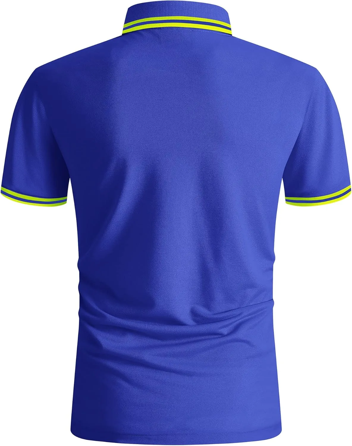 SECOOD Men's Polo Shirt Moisture Wicking Summer Short Sleeve Tennis Golf Shirts Casual Stylish