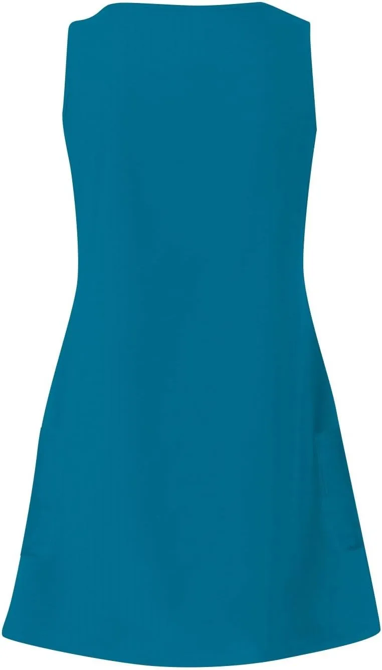 Summer Dresses for Women 2025 Casual V Neck Sleeveless Sundresses Boho Tank Dress Beach Dresses with Pockets