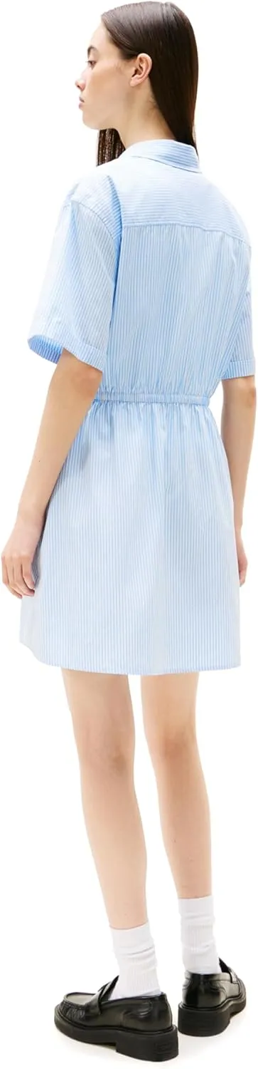 Tommy Jeans Women's Casual Shirt Dress with Mini Stripe