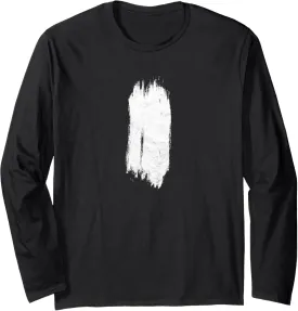White Blaze Appalachian Trail Minimalist Hiking Graphic Long Sleeve T-Shirt