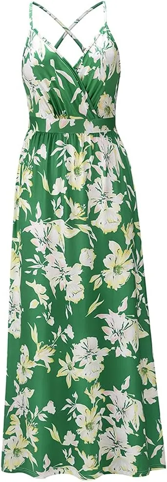 Women Transformer Convertible Multi Way Wrap V-Neck Wedding Bridesmaid Dress Halter Ombre Floral Long Evening Prom Maxi Dress