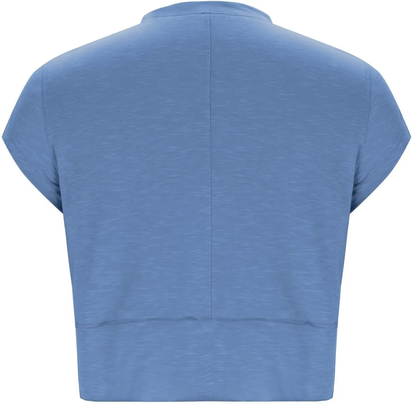 Women's Athletic T-Shirts Fashion Irregular Hem Crewneck Cap Sleeve Cropped Tops Lightweight Breathable Yoga Gym Tees