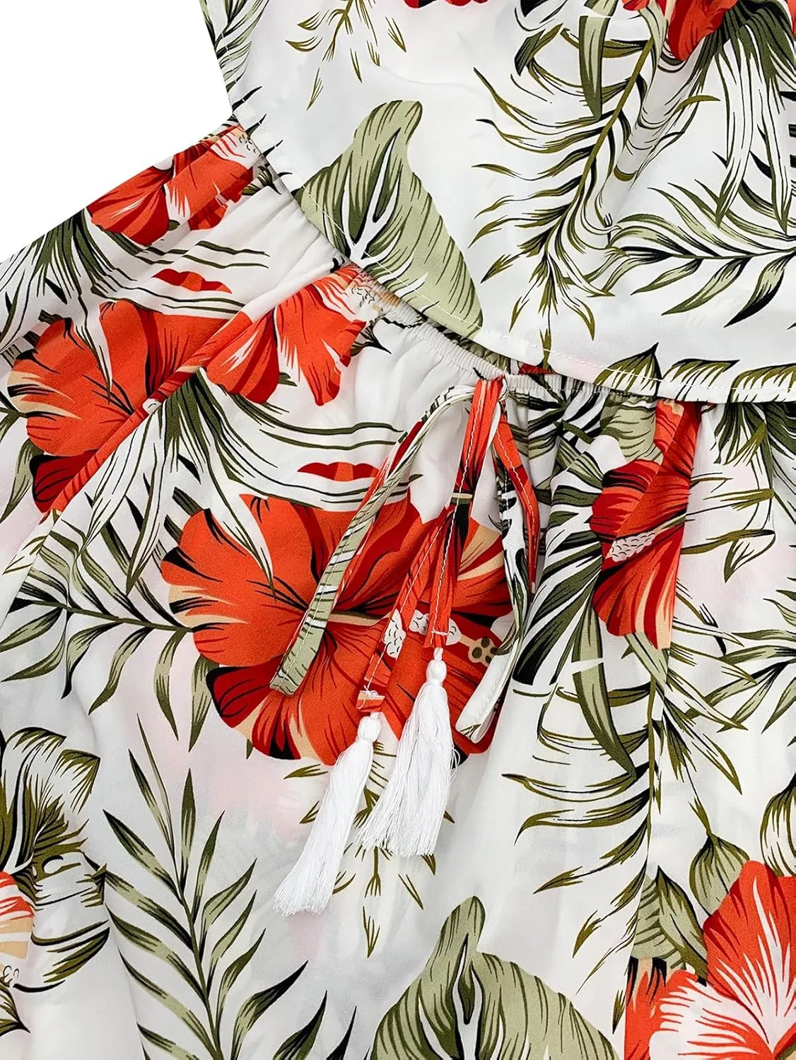 Women's Ruffle Floral Maxi Summer Casual Dress Off Shoulder Wedding Guest Slit Hem Beach Prom Dresses
