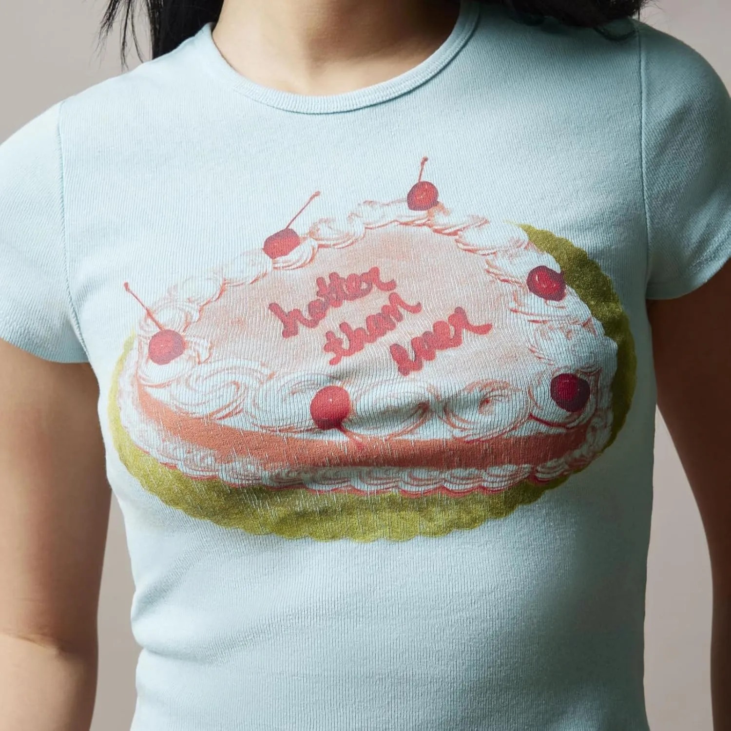 Y2K Retro Graphic Baby Tees Women Short Sleeve Slim Fit T Shirt 90s Summer Trendy Vintage Aesthetic Cropped Top